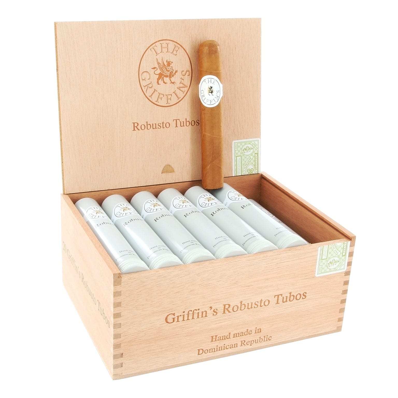 Griffin Robusto Cigars Tubes