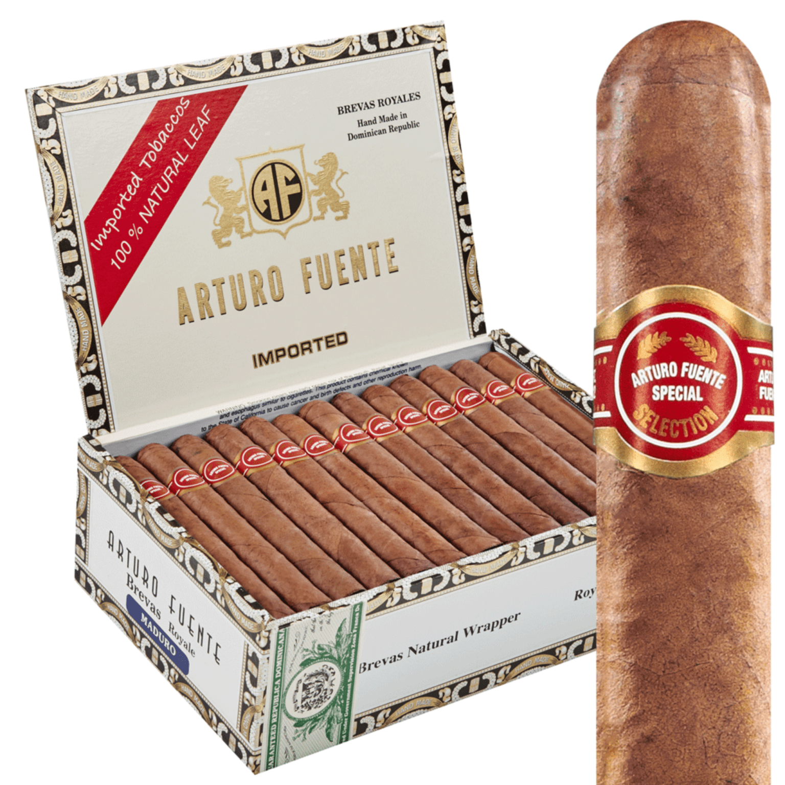 Arturo Fuente Brevas Royale Maduro Cigars