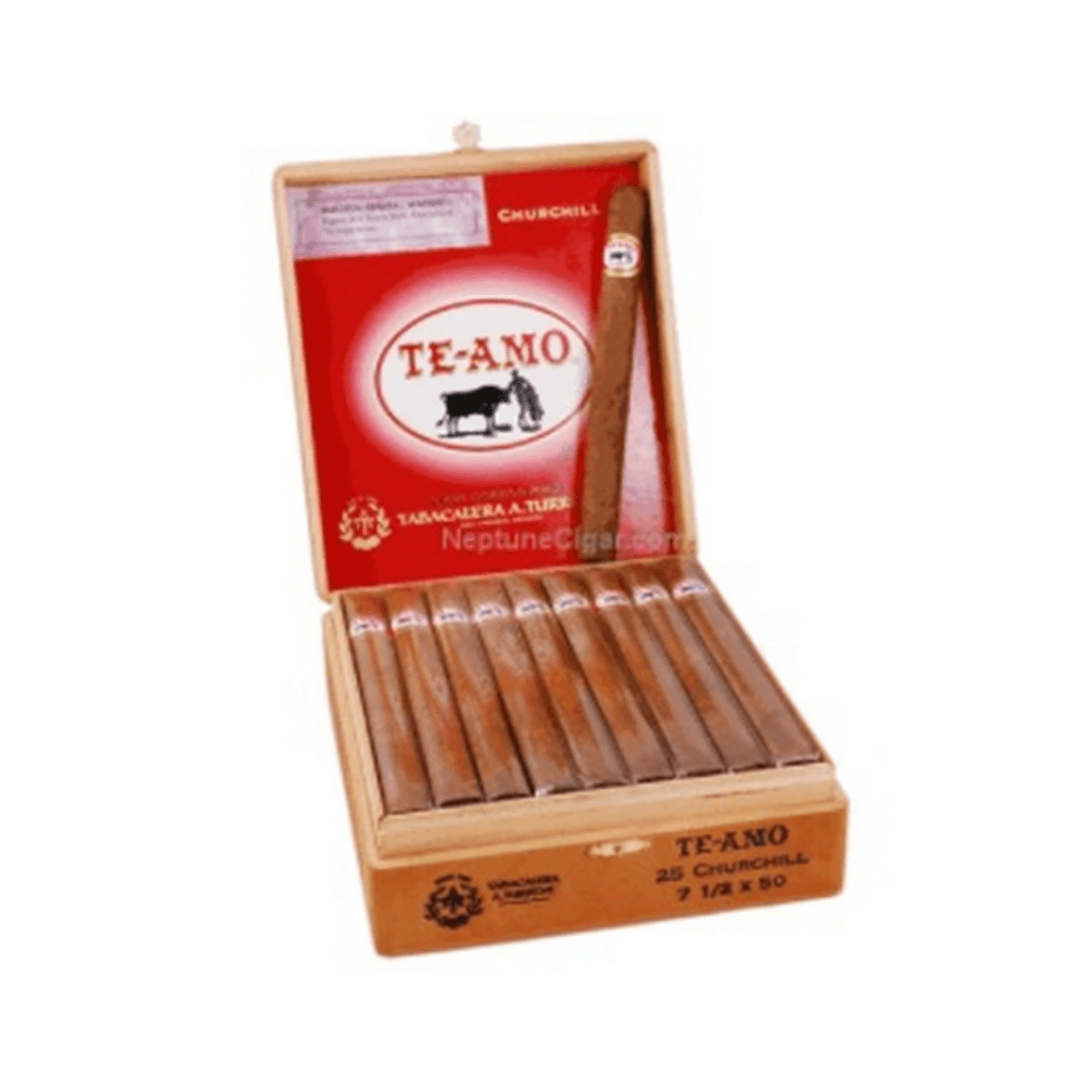 Te-Amo Relaxation Natural Cigars (6 5/8 x 42) – Box of 25