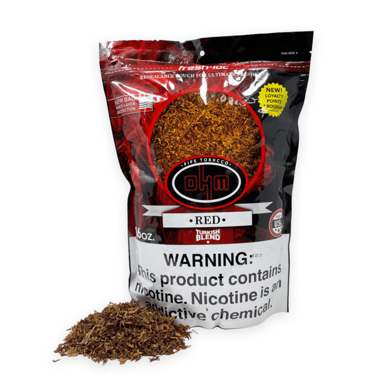 OHM Turkish Red Pipe Tobacco - 1lb Bag - Windy City Cigars