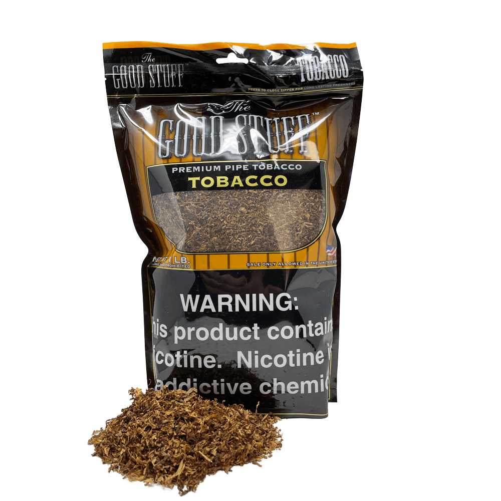 Good Stuff (NATURAL) Pipe Tobacco - 1lb Bag - Windy City Cigars