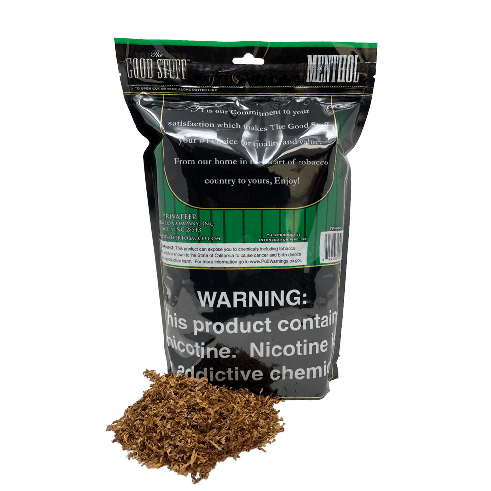 Good Stuff Menthol Pipe Tobacco 6 oz. Bag – Tobacco Stock