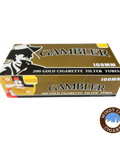 Gambler Cigarette Tubes- Gold (100s) 200ct