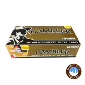 Gambler Cigarette Tubes- Gold (100s) 200ct
