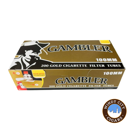 Gambler Cigarette Tubes- Gold (100s) 200ct