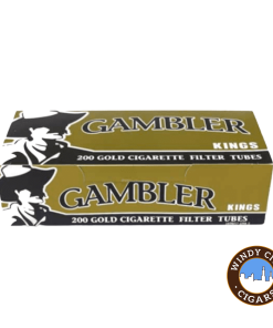 Gambler Cigarette Tubes- Gold (KINGS) 200ct