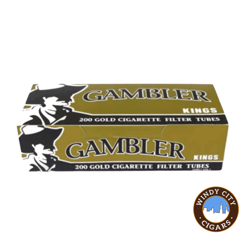 Gambler Cigarette Tubes- Gold (KINGS) 200ct