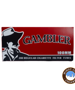 Gambler Cigarette Tubes- Red (100s) 200ct