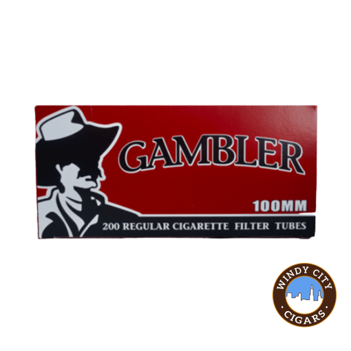 Gambler Cigarette Tubes- Red (100s) 200ct