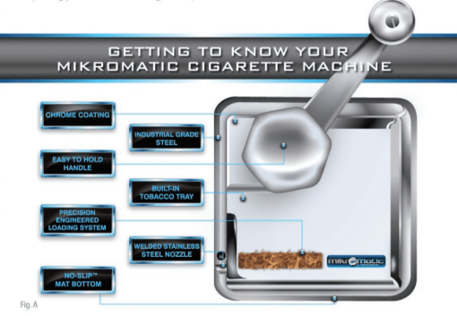 MIKROMATIC CIGARETTE ROLLING MACHINE