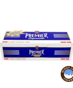 Premier Cigarette Tubes - Navy (King) 200ct