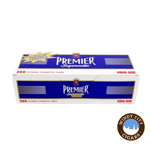 Premier Cigarette Tubes - Navy (King) 200ct