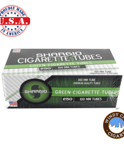 Shargio Green 100s Cigarette Tubes 250ct