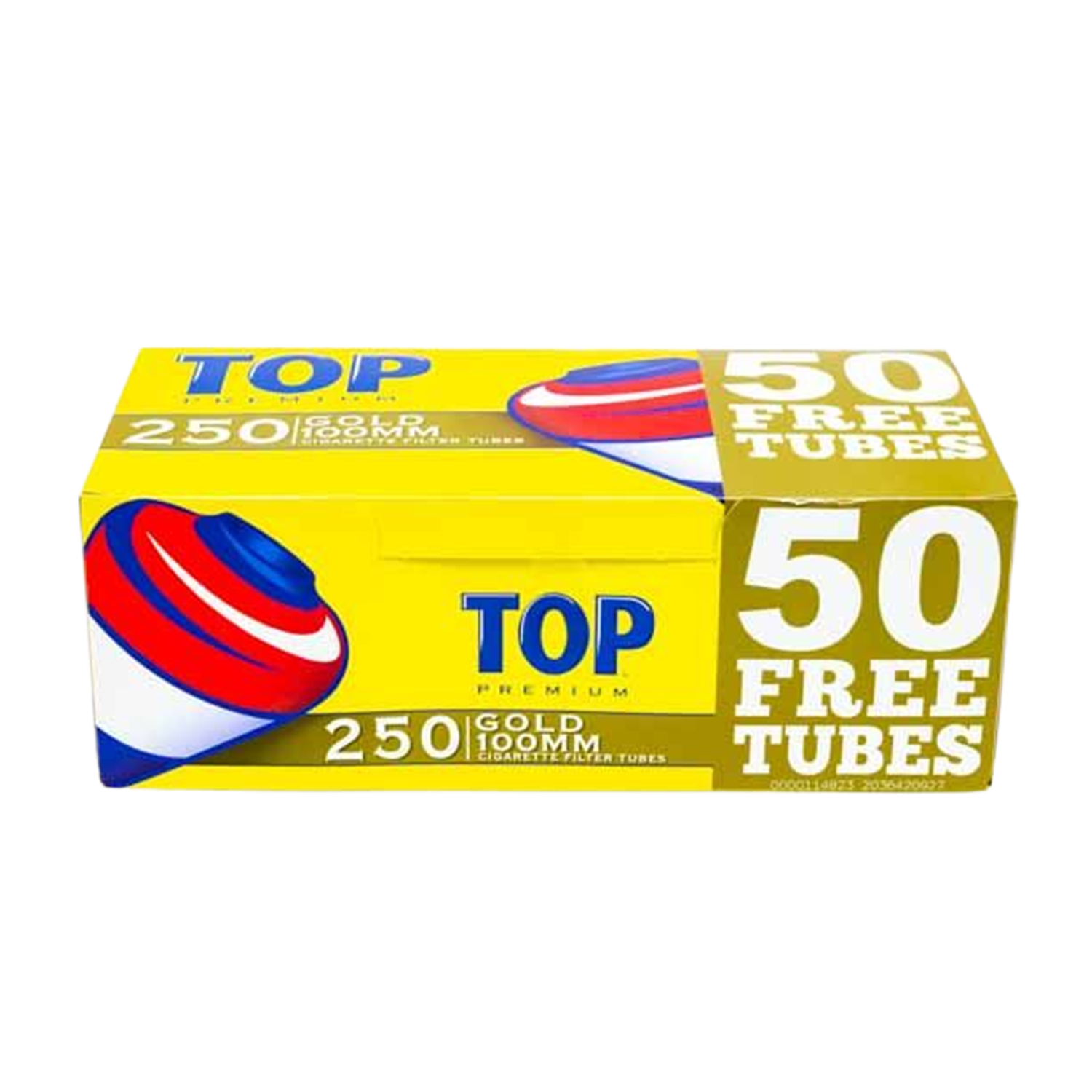 Top Cigarette Tubes Gold (100s) 250ct