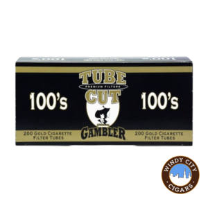 Tube Cut Cigarette Tubes Gold (100s) 200ct