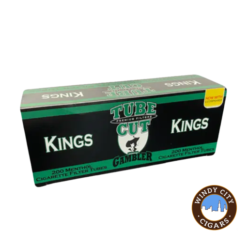 Tube Cut Cigarette Tubes Menthol king Size 200ct