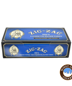 Zig-Zag Cigarette Tubes – Blue (100s) 200ct