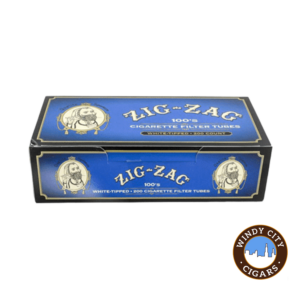 Zig-Zag Cigarette Tubes – Blue (100s) 200ct