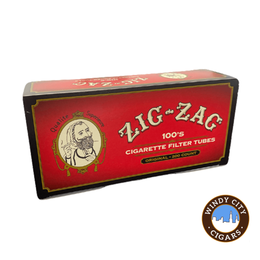 Zig-Zag Cigarette Tubes – Red (100s) 200ct