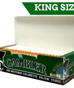 Gambler Cigarette Tubes-Menthol (KINGS) 200ct