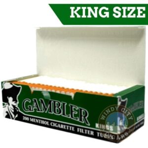 Gambler Cigarette Tubes-Menthol (KINGS) 200ct