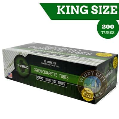 Shargio Green King Cigarette Tubes 200ct
