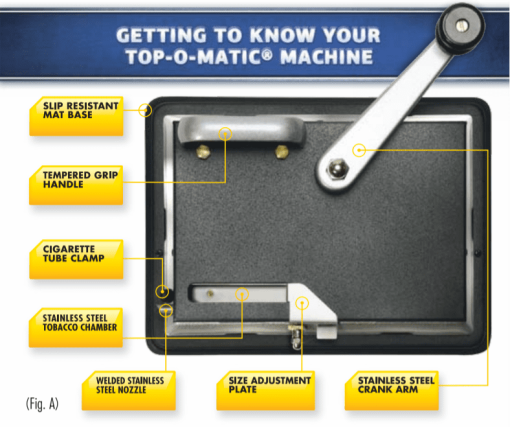 Top o matic t2 cigarette machine