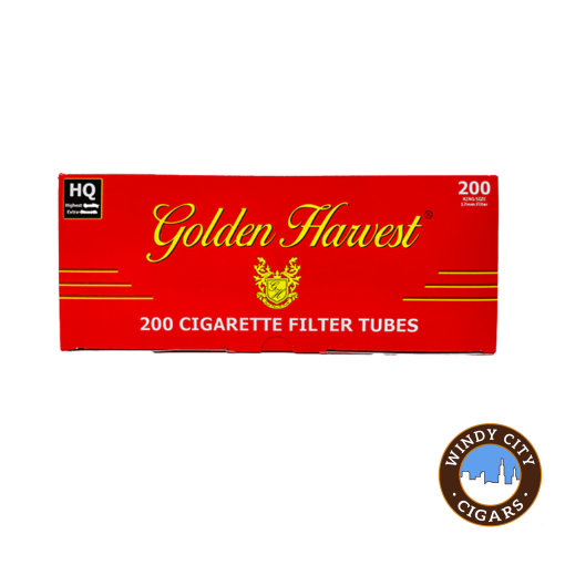 Golden Harvest Cigarette Tubes Red Full Flavor King Size (200ct)