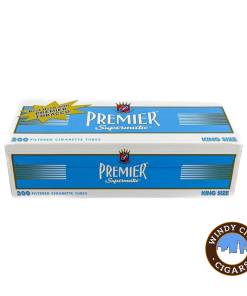 Premier Cigarette Tubes -Blue (King) 200ct