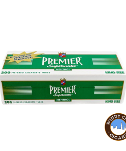 Premier Cigarette Tubes – Menthol (King) 200 ct