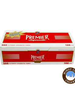 Premier Cigarette Tubes – Red (100s) 200ct