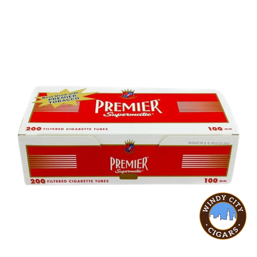 Premier Cigarette Tubes – Red (100s) 200ct