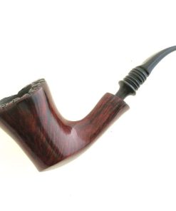 Erik Nording Pipe - Burgundy Grain #3