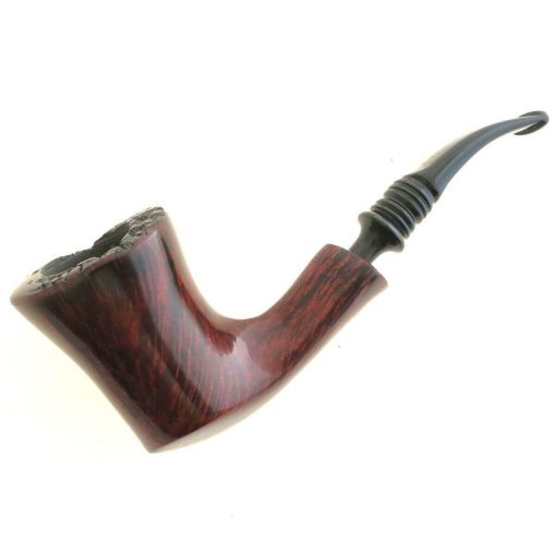 Erik Nording Pipe - Burgundy Grain #3