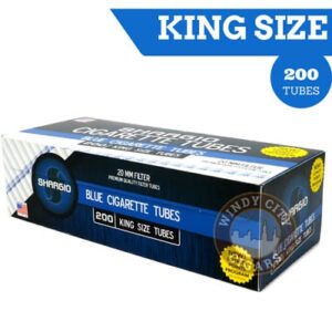 Shargio Blue King Cigarette Tubes 200ct