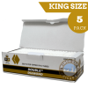 Double Diamond Cigarette Tubes - Gold (100s) 5 Pack-1000ct