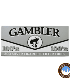 Gambler Cigarette Tubes-Silver (100s) 200ct