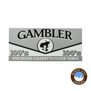 Gambler Cigarette Tubes-Silver (100s) 200ct