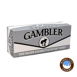 Gambler Cigarette Tubes-Silver (KINGS) 200ct