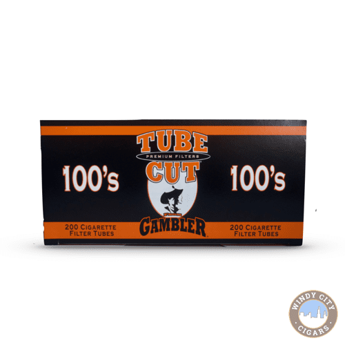 Gambler Cigarette Tubes – Red Tube Cut 100s