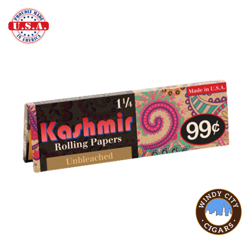 Kashmir Rolling Papers-Unbleached 1 1/4