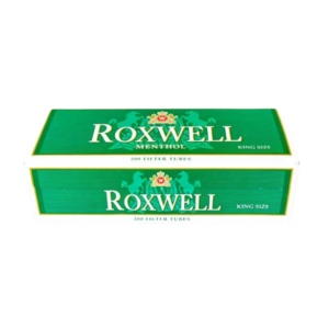 Roxwell Cigarette Tubes – Menthol (King) 200ct