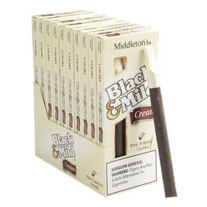 Middleton's Black & Mild Cigars - Cream 10 packs of 5