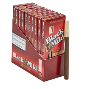 Middleton's Black & Mild Cigars - Apple 10 packs of 5