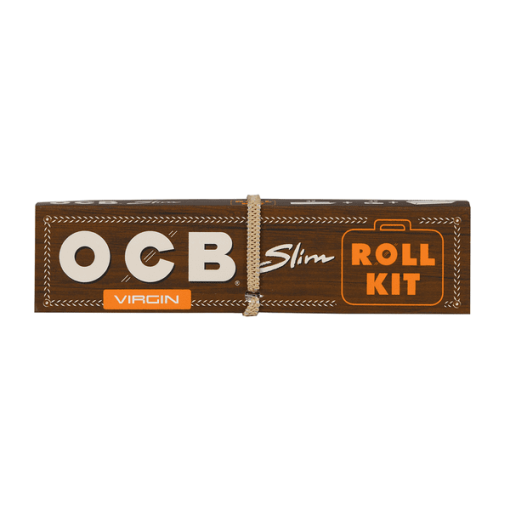 OCB Slim Rolling Papers Virgin Papers, All in One Roll Kit