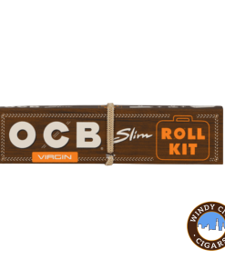 OCB Slim Rolling Papers Virgin Papers, All in One Roll Kit