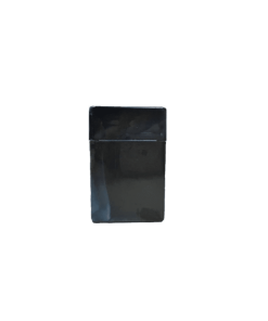 Marble King Size Plastic Cigarette Case Black