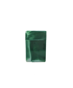 Marble King Size Plastic Cigarette Case Green