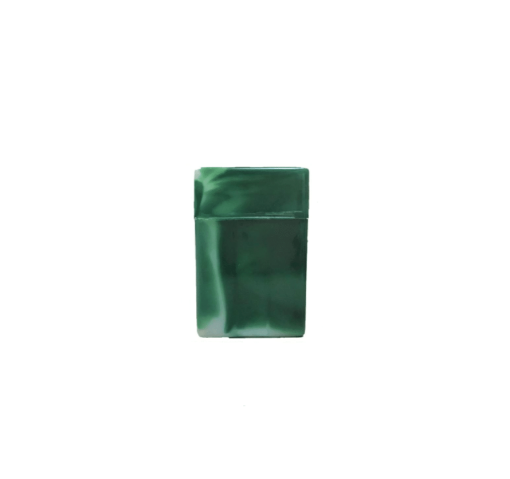 Marble King Size Plastic Cigarette Case Green