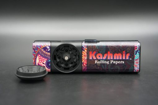 Kashmir Combo Grinder- All-in-one mini-grinder, papers and tips